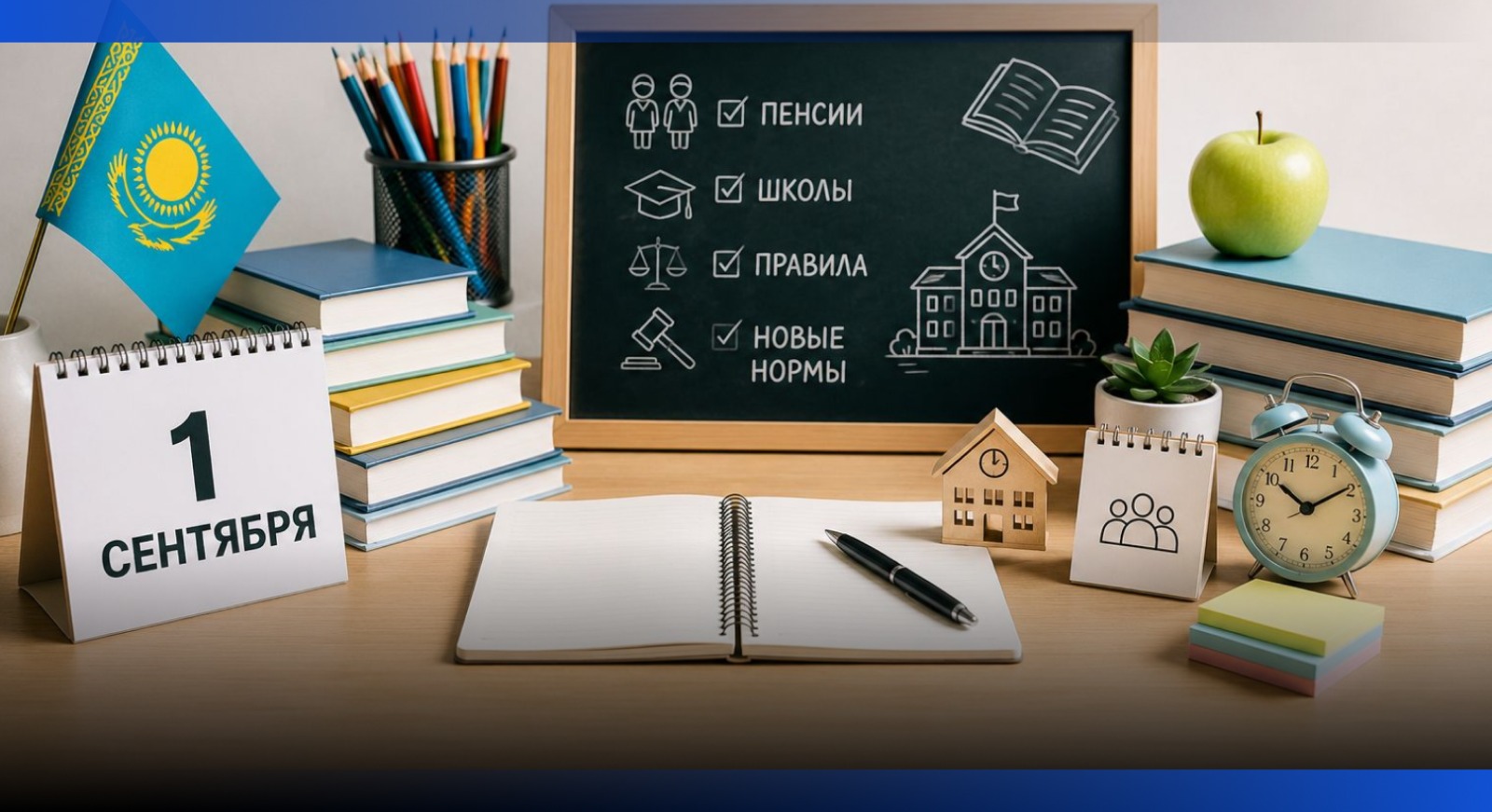 Image for Пенсии, школы и новые правила: что изменится с 1 сентября в Казахстане